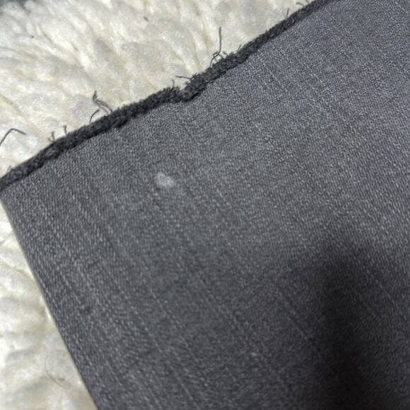 Madewell Stovepipe Black Charcoal Wash Jean Raw Hem Denim High Rise Bottoms - Picture 8 of 14